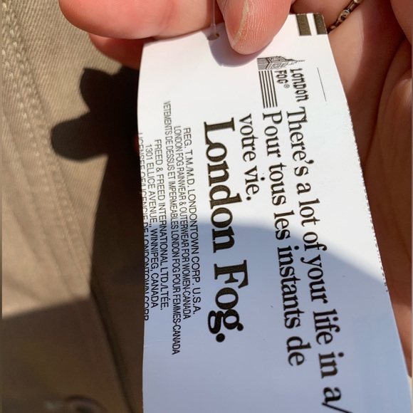 NWT vintage wool gabardine trench coat - Picture 6 of 16